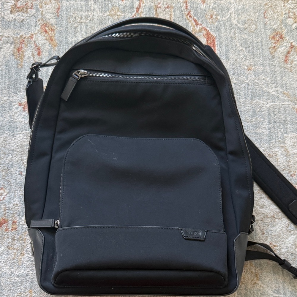 Tumi Classic Black Backpack for Men